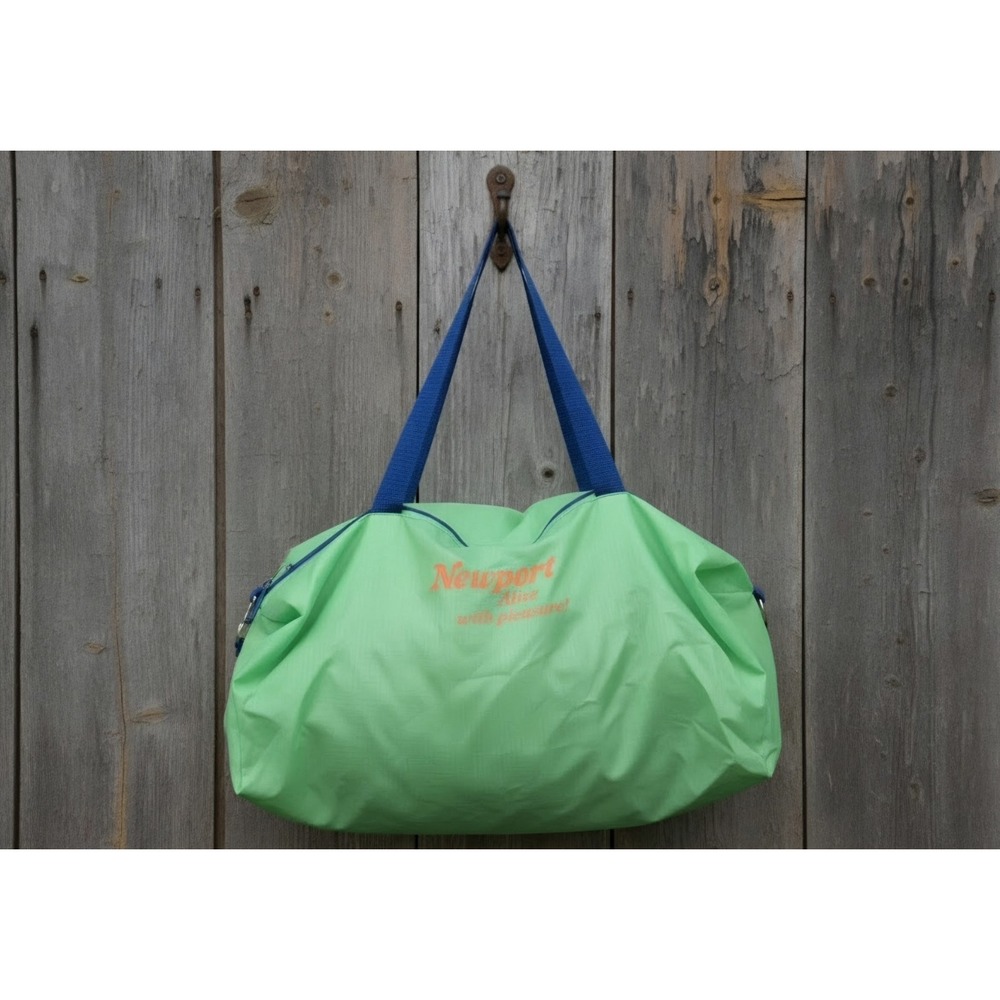Vintage Newport Cigarettes Alive With Pleasure 17 Inch Duffel Bag